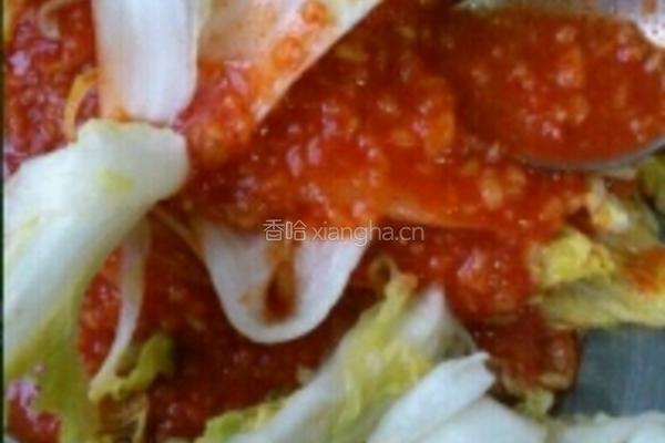 辣白菜的做法图解8