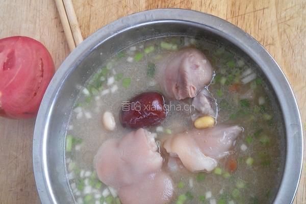 花生猪脚汤的做法图解3