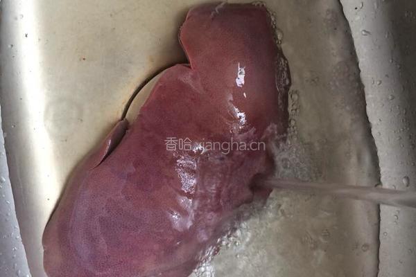 酸汤猪肝的做法图解1
