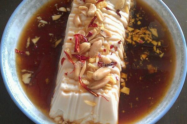 捞汁嫩豆腐的做法图解3