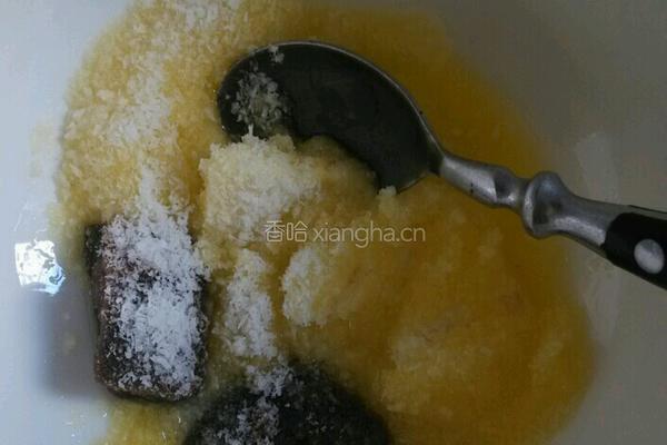 红糖芝麻椰蓉饼干的做法图解1