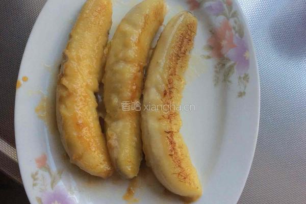 蜜烤香蕉的做法图解2
