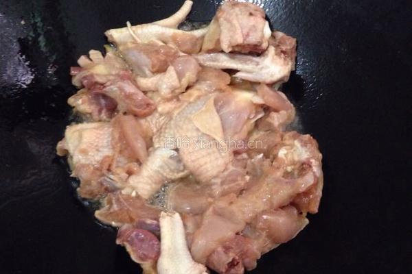 香菇炆鸡肉的做法图解4