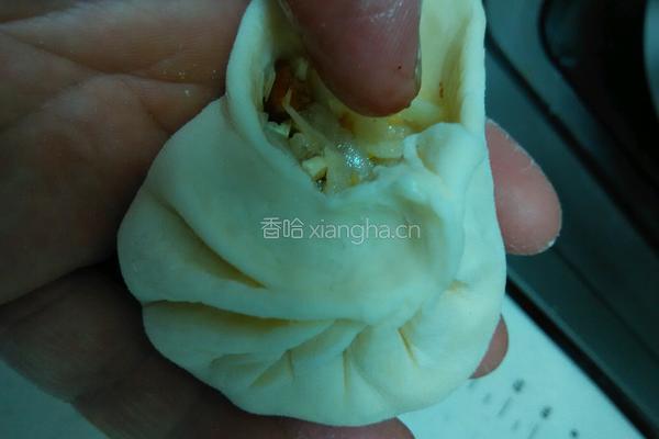 素馅包子的做法图解12