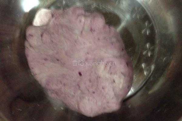 玫瑰花紫薯馒头的做法图解5