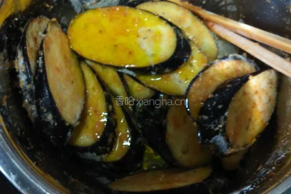 香炸茄片的做法图解5