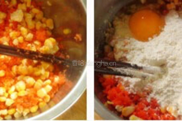 胡虾大煎饼的做法图解2