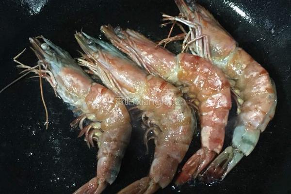 番茄对虾的做法图解4