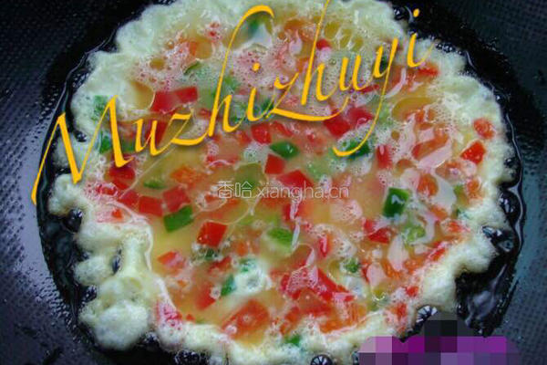 花色炒饭的做法图解4