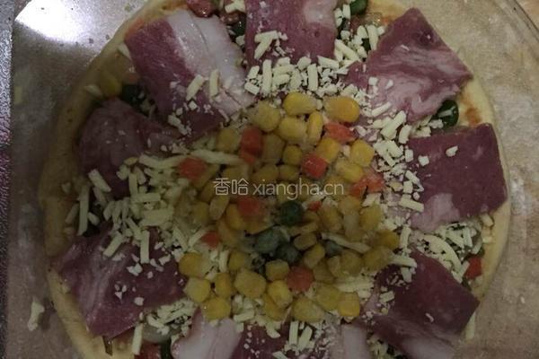 培根披萨的做法图解5
