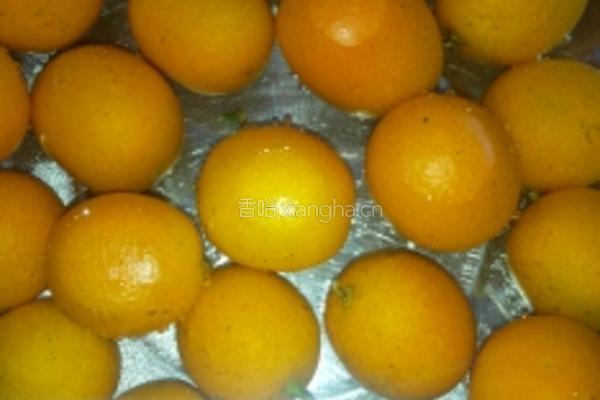 糖渍金桔的做法图解1