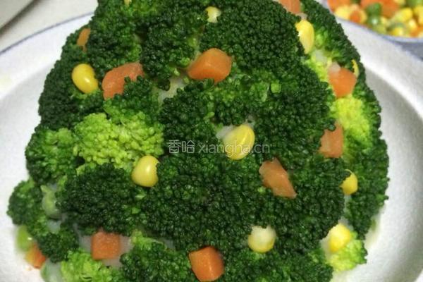 圣诞土豆泥色拉的做法图解5