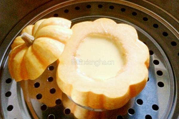 太阳果蒸牛奶蛋的做法图解6