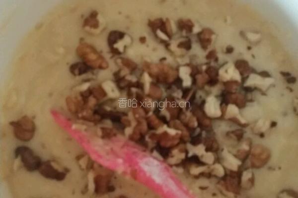甜提干碎核桃香蕉马芬的做法图解6