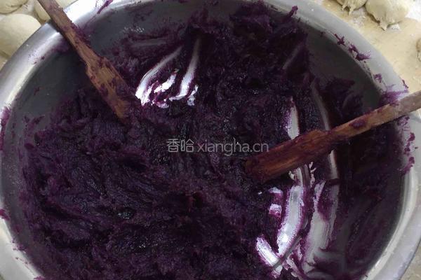 小猪紫薯萌包包的做法图解3