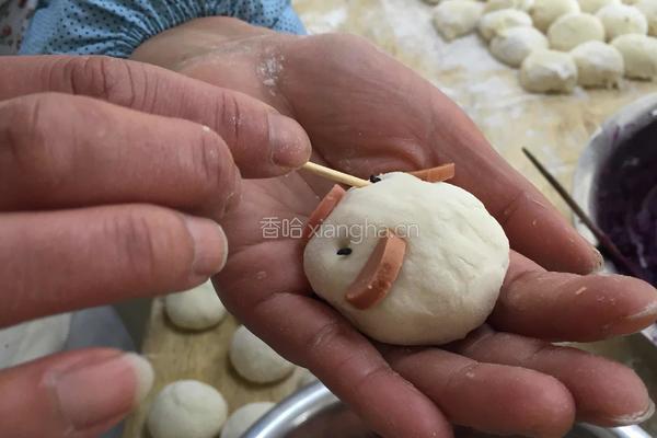 小猪紫薯萌包包的做法图解5