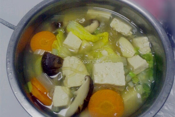 白菜豆腐汤的做法图解6