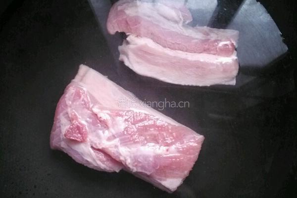 酱烧五花肉千结的做法图解3