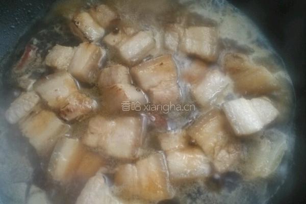 酱烧五花肉千结的做法图解7
