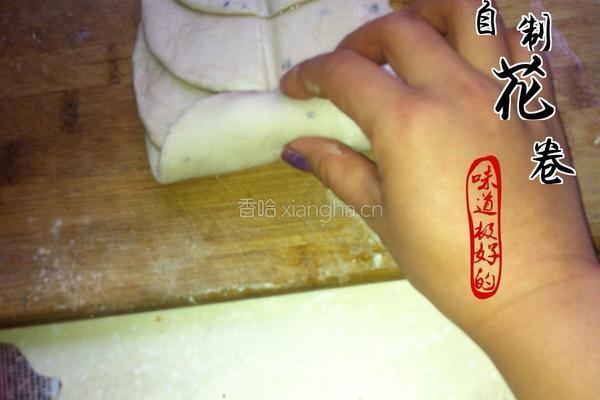 自制玫瑰花卷的做法图解6