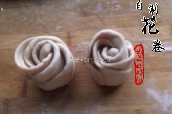 自制玫瑰花卷的做法图解9