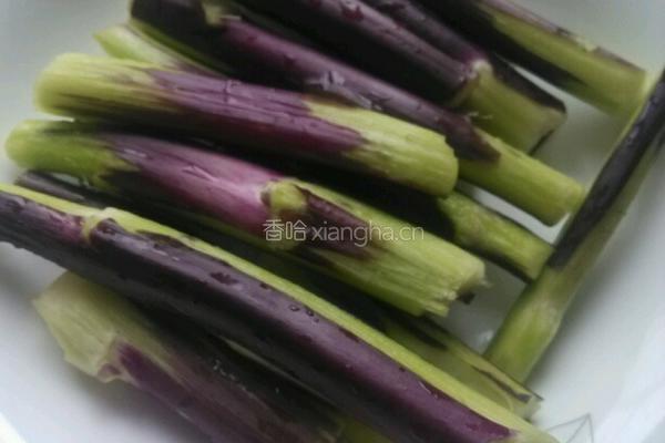清炒紫菜苔的做法图解1