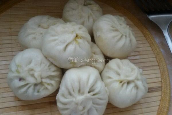 健康养生素包子的做法图解3