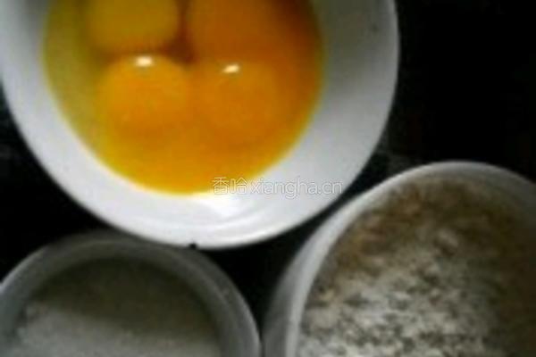 黑芝麻饼干卷的做法图解1
