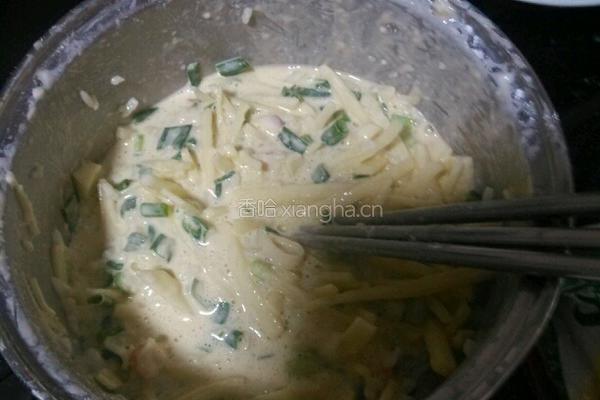 土豆米饭饼的做法图解4