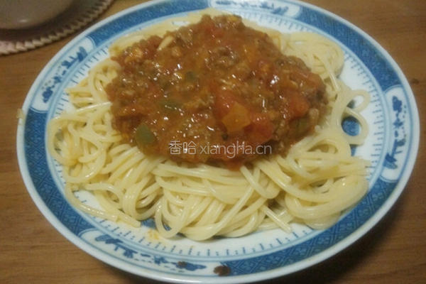 番茄肉酱意面