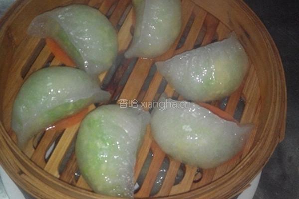 蔬菜蒸饺的做法图解1