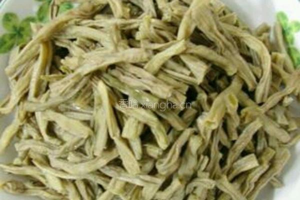 干豆角蒸腊肉的做法图解2