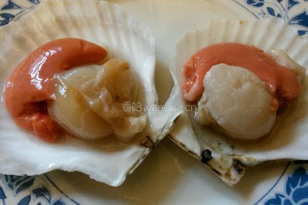 蒜蓉粉丝蒸扇贝的做法图解1