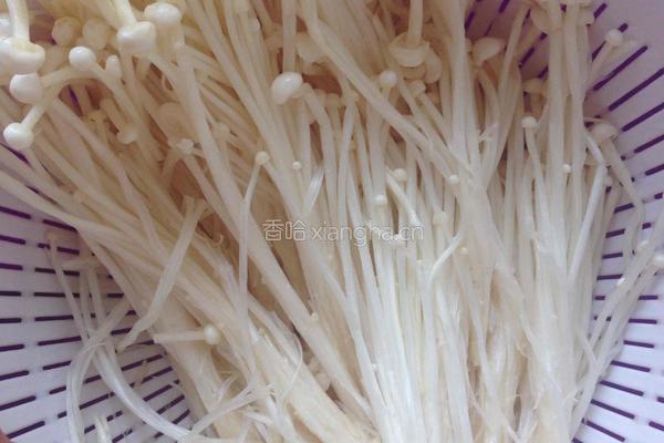 烤金针菇的做法图解1