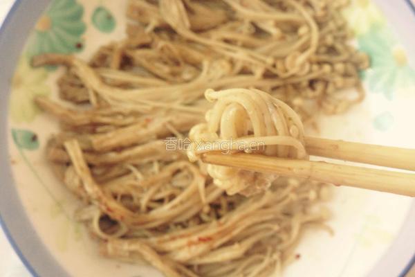 烤金针菇的做法图解4