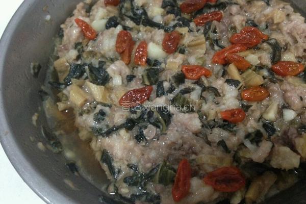 菜干蒸肉饼的做法图解5