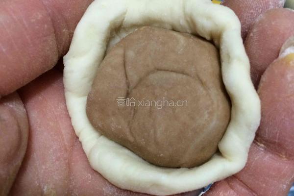 三色菊花馒头的做法图解5