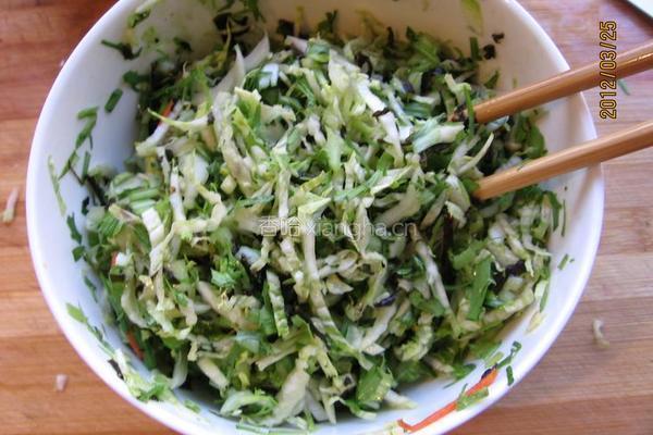 橄榄菜苦菊杂拌的做法图解5
