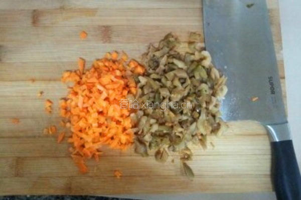 榨菜芙蓉豆腐的做法图解2