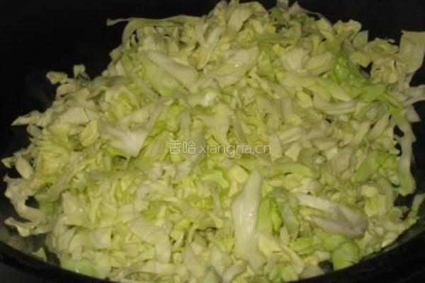 牛心菜炒年糕的做法图解6