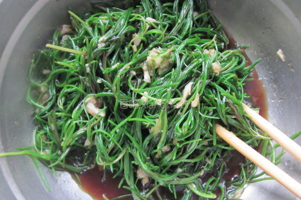 凉拌黄须菜的做法图解9