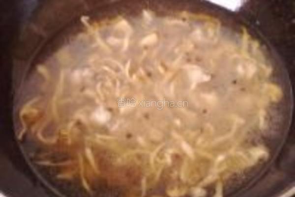 北风菌煎饼汤的做法图解5