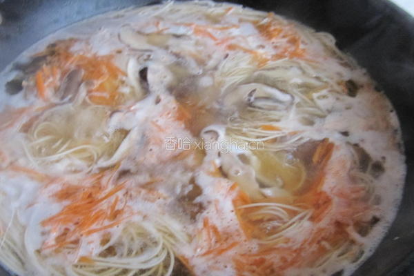 牛肉大头菜汤面的做法图解7