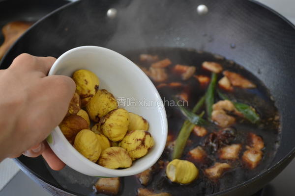 栗子红烧肉的做法图解7