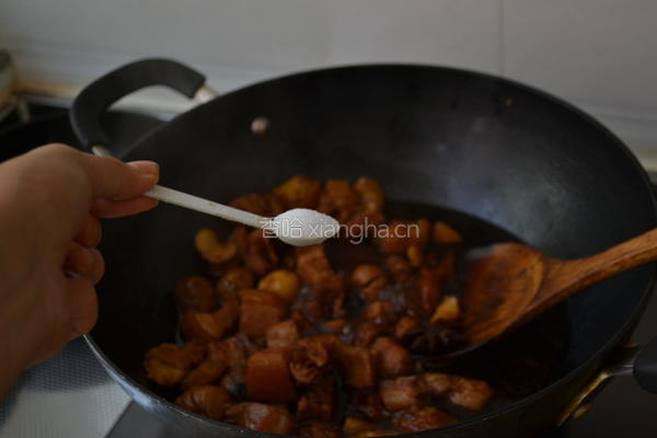 栗子红烧肉的做法图解8