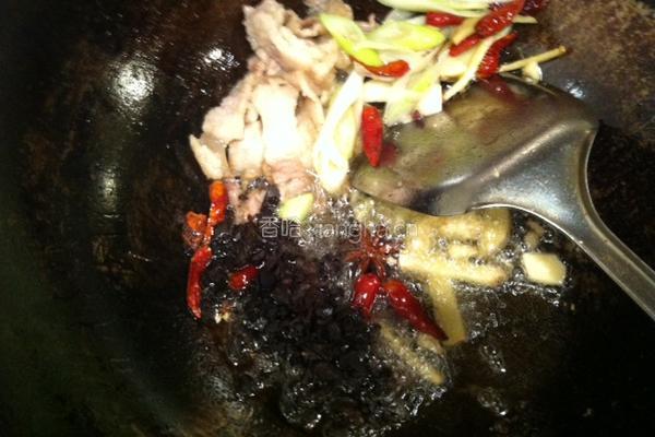 豆豉苦瓜炒香干的做法图解5