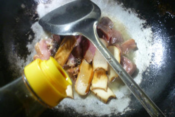 香干炒腊鸡腿的做法图解8
