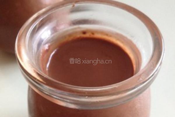 摩卡丝滑布丁的做法图解3