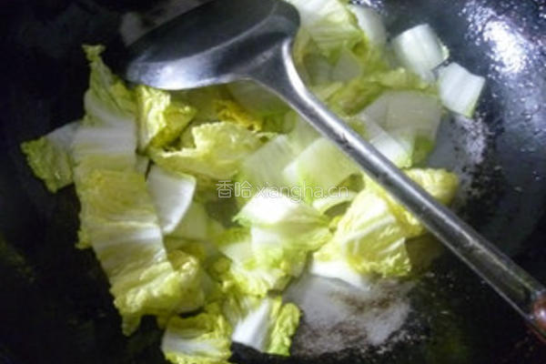 香干鸡胗炒娃娃菜的做法图解6