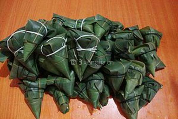 蜜枣牛角粽子的做法图解7
